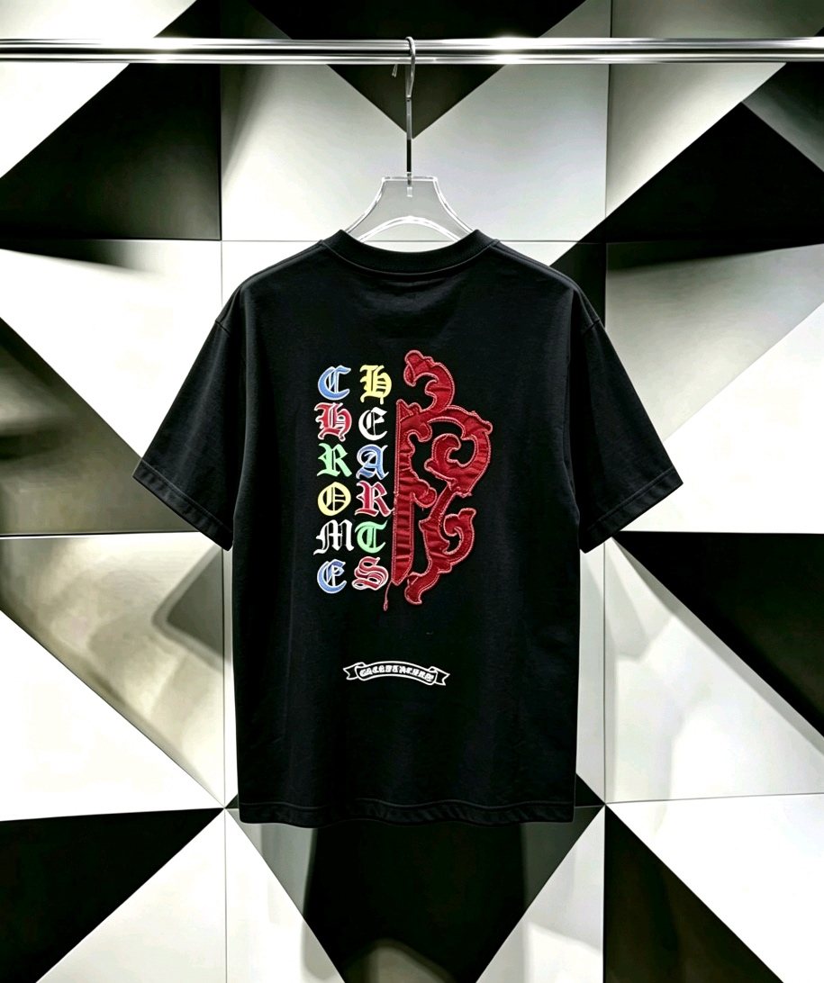 Chrome Hearts Multicolor Cross Graphic T-Shirt ¡ª back