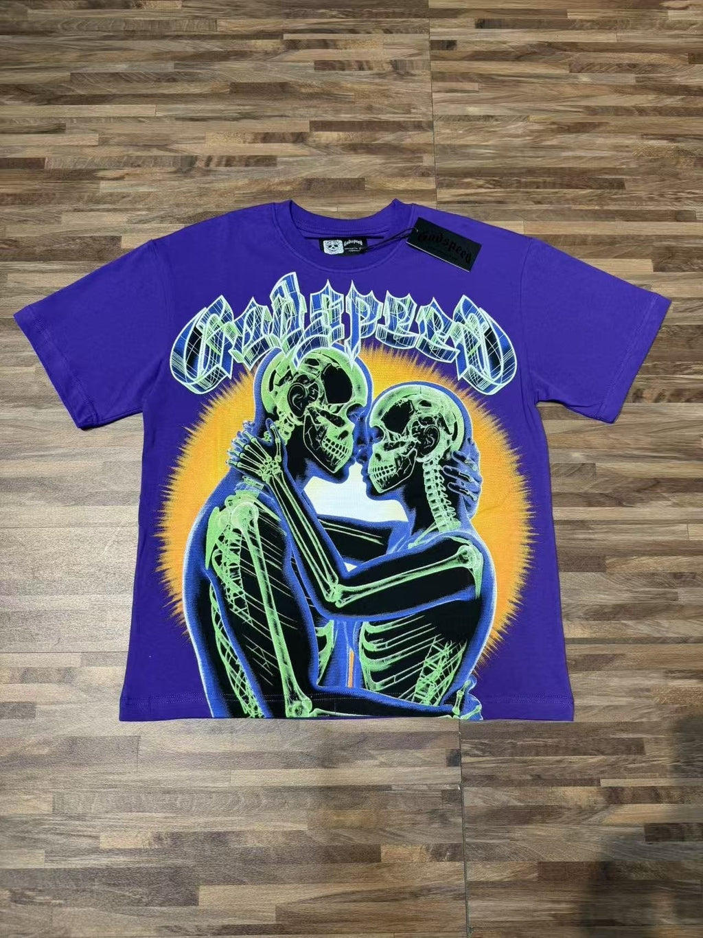 Godspeed Out of Many, One Skeleton Graphic T-Shirt ¡ª front