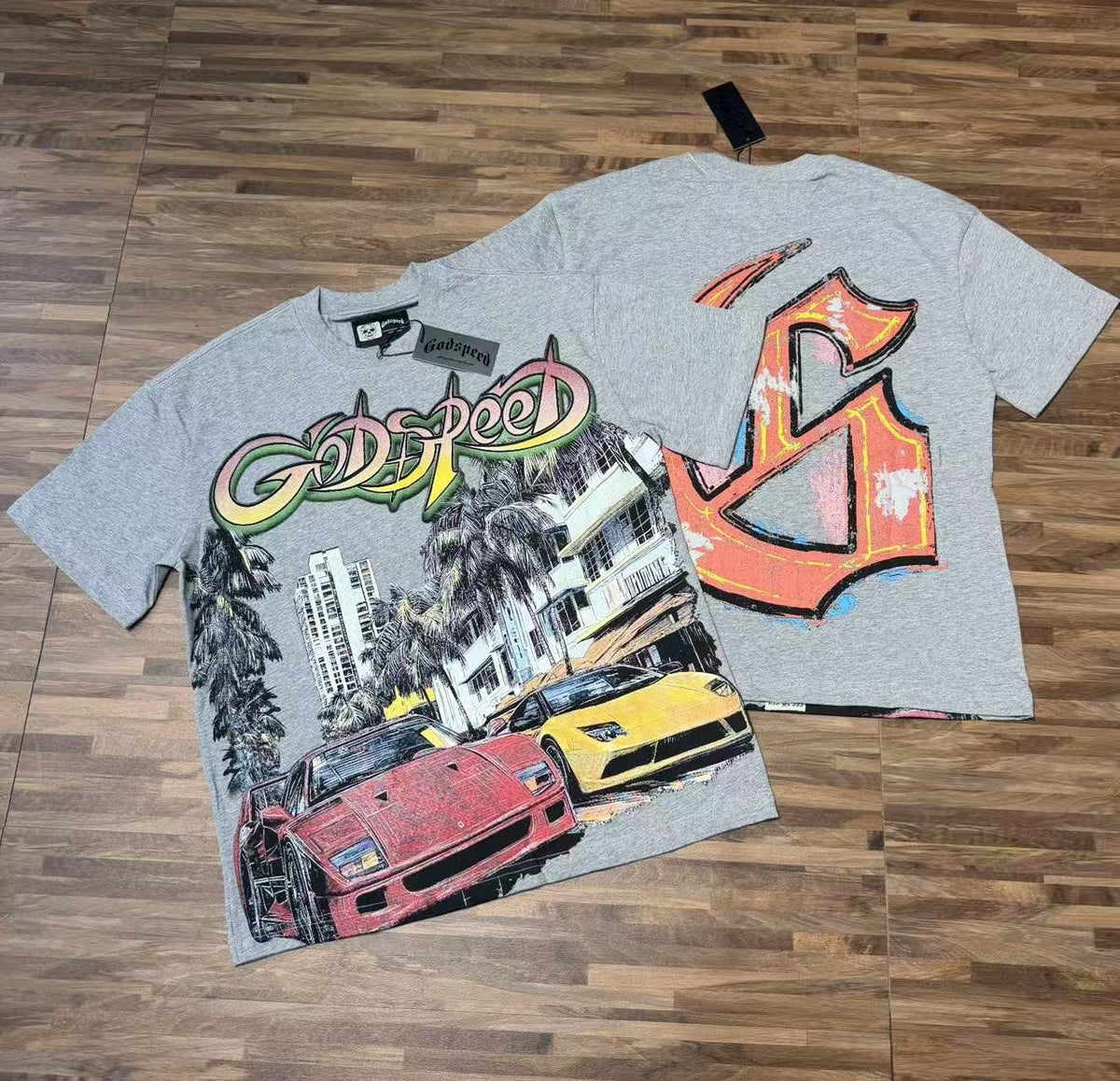 Godspeed Car City G-Back Graphic T-Shirt ¡ª context