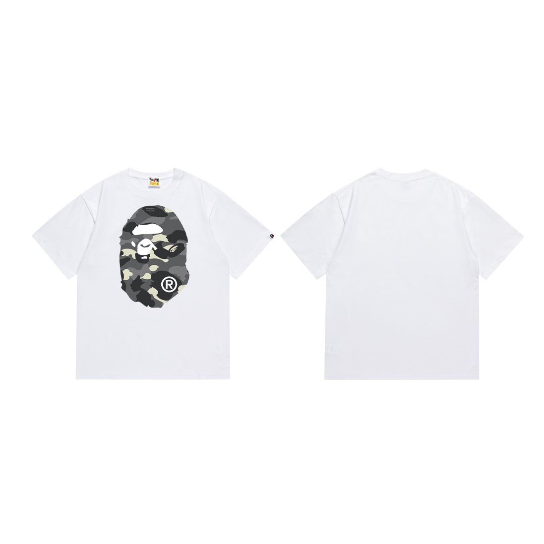 BAPE Camo Ape Face Graphic T-Shirt ¡ª front