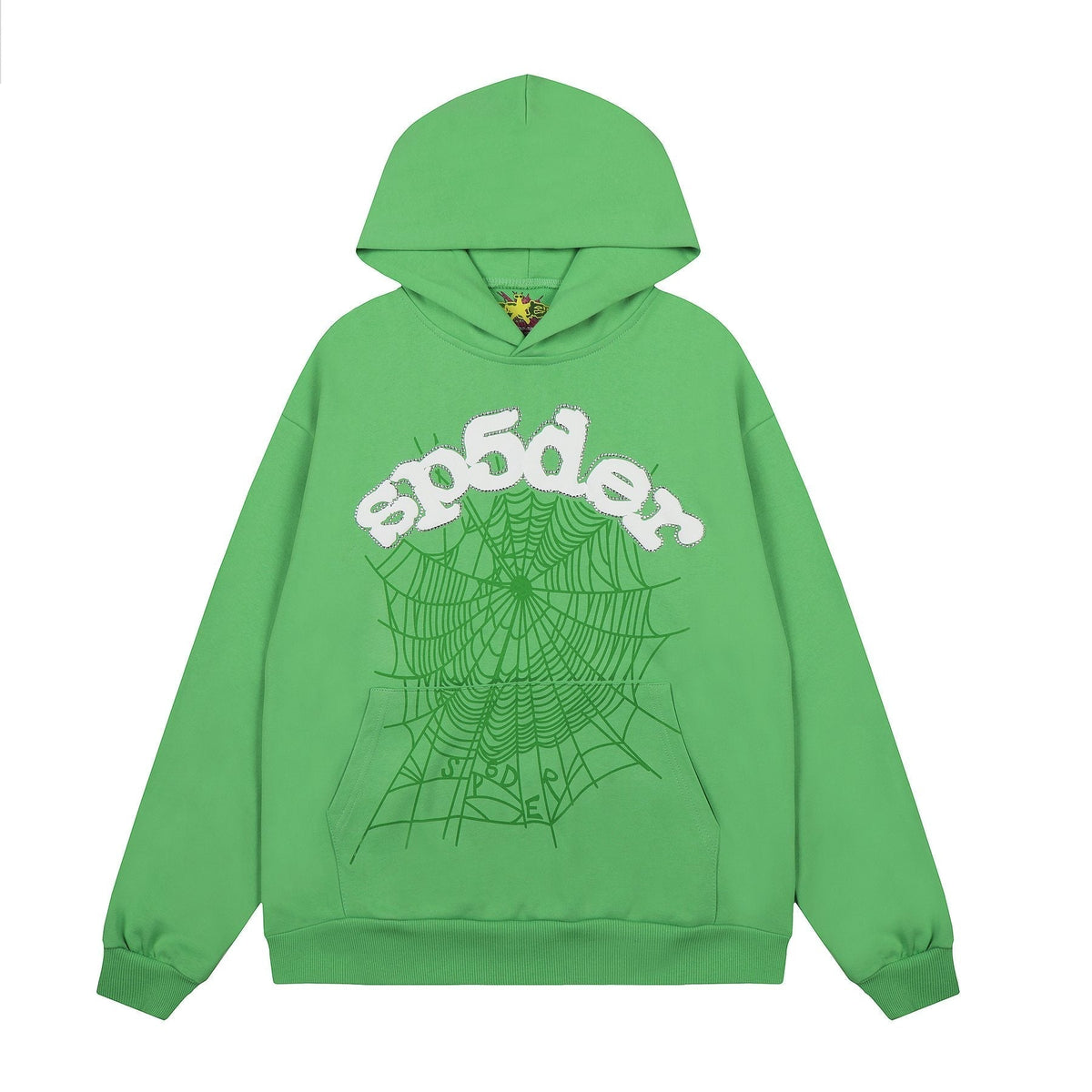 Sp5der Spiderweb Graphic Hoodie ¡ª front