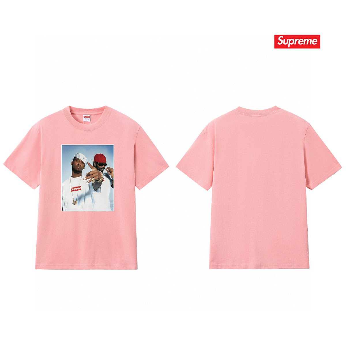 Supreme Two-Person Photo Graphic T-Shirt ¡ª comparison