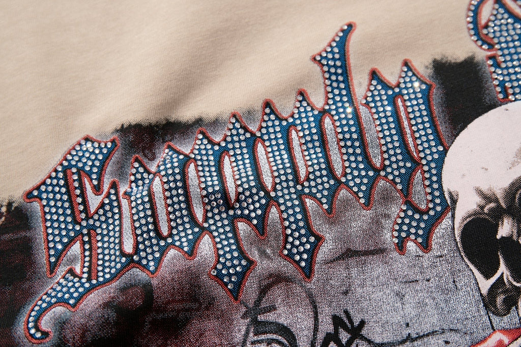SUPPLY TEE Skeleton Graphic Short-Sleeve T-Shirt ¡ª detail