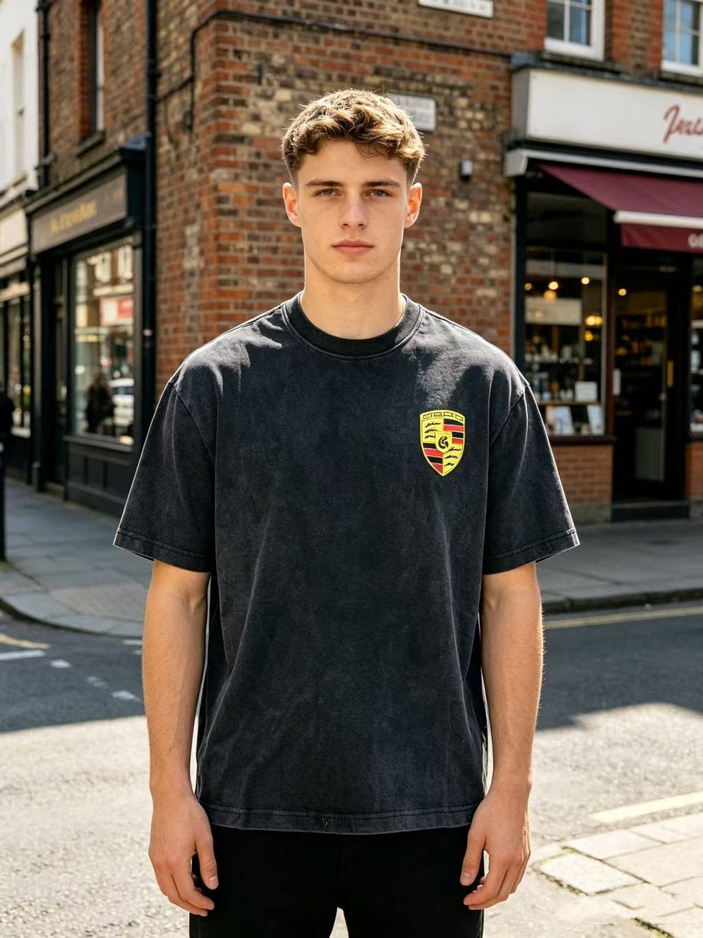 Godspeed Motorsport Collage Graphic T-Shirt ¡ª front