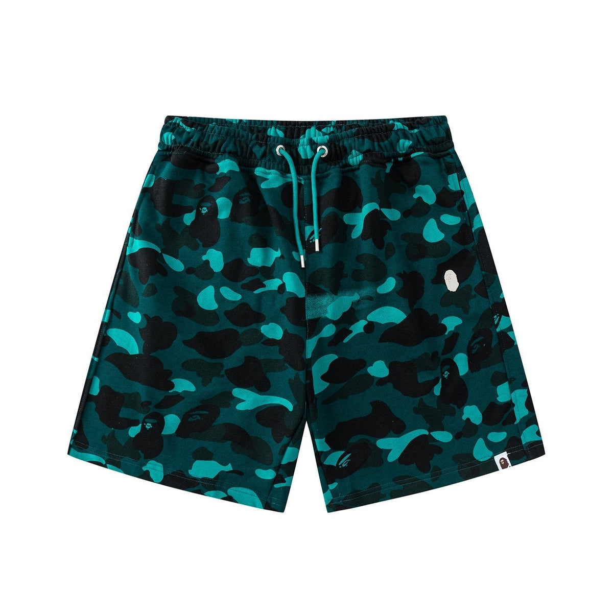 BAPE Camouflage Ape-Head Graphic Shorts ¡ª hero