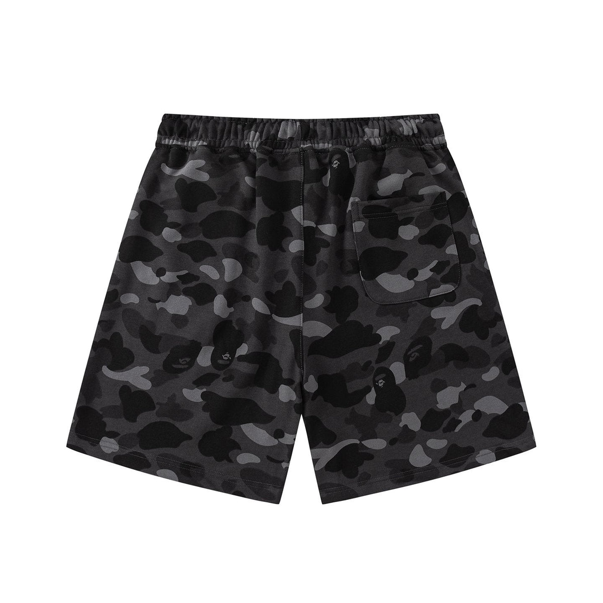 BAPE Camouflage Ape-Head Graphic Shorts ¡ª back
