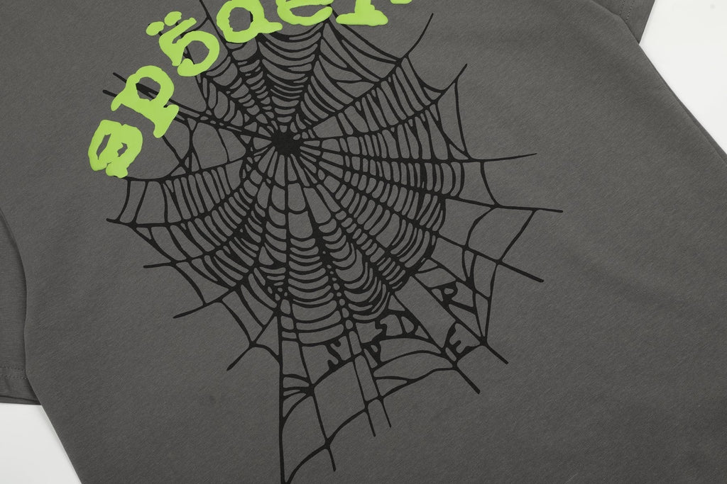 Sp5der Spiderweb Graphic Short-Sleeve T-Shirt ¡ª detail