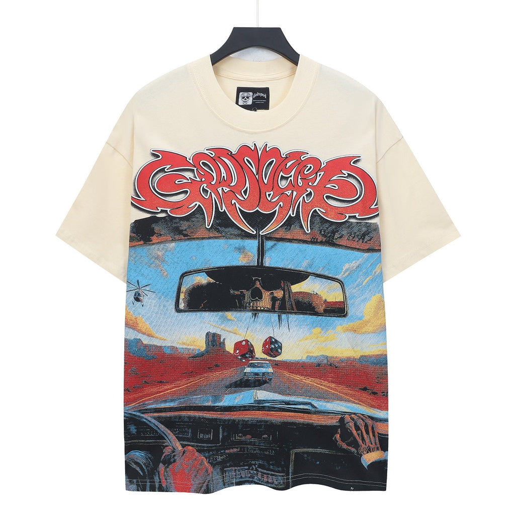 Godspeed Road Cockpit Graphic T-Shirt ¡ª front