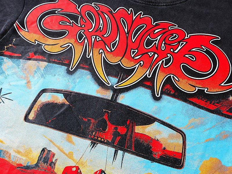 Godspeed Road Cockpit Graphic T-Shirt ¡ª detail
