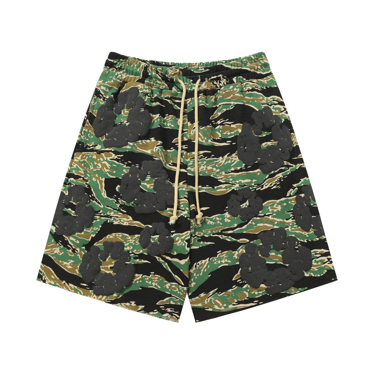DENIM TEARS Cotton Flower Camo Short-Sleeve Set ¡ª front