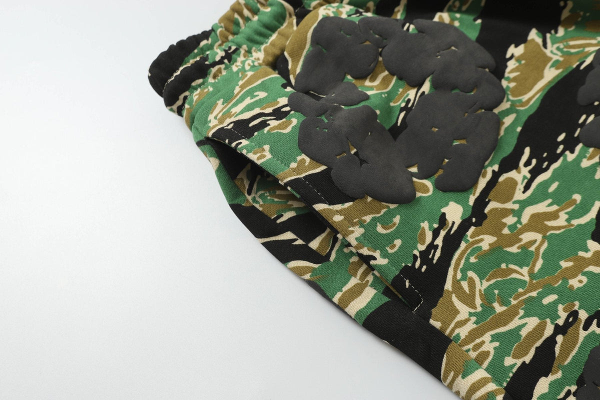 DENIM TEARS Cotton Flower Camo Short-Sleeve Set ¡ª detail