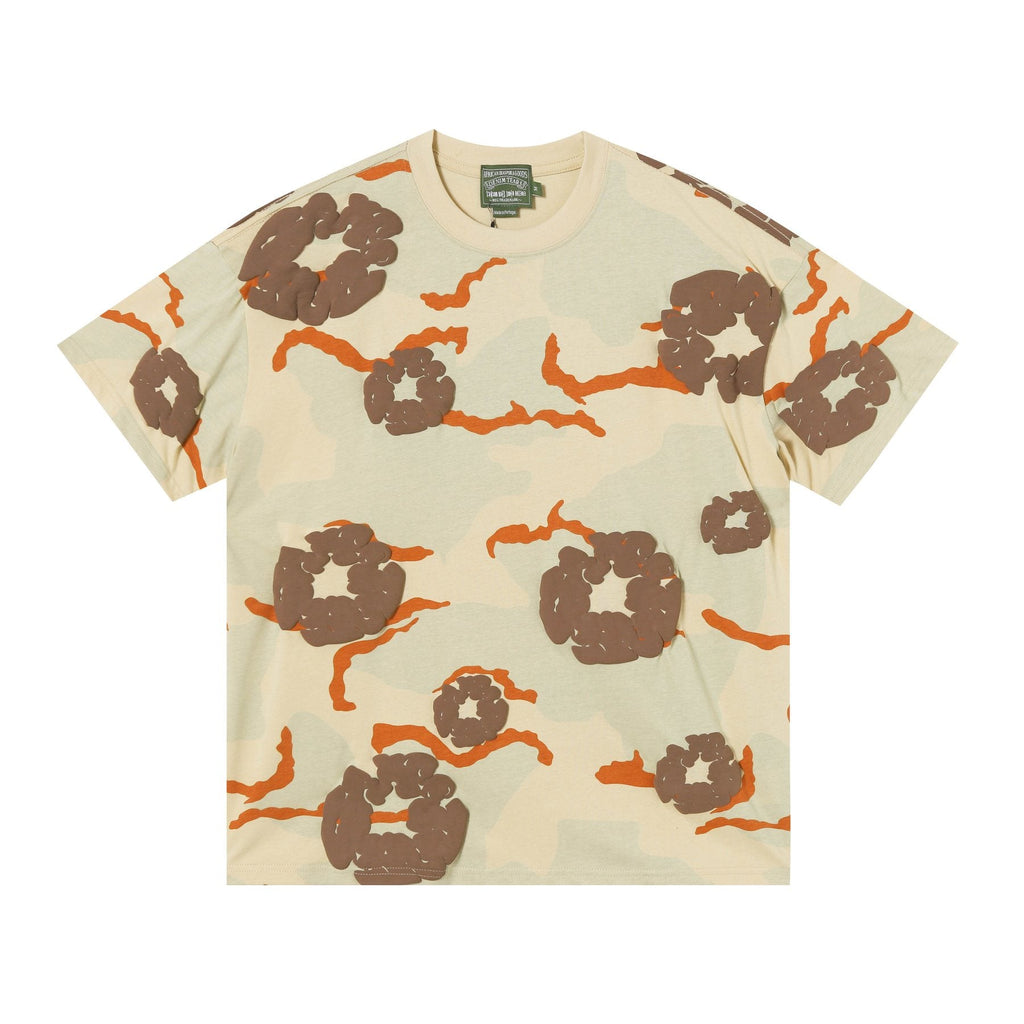 DENIM TEARS Cotton Flower Camo Short-Sleeve Set ¡ª front