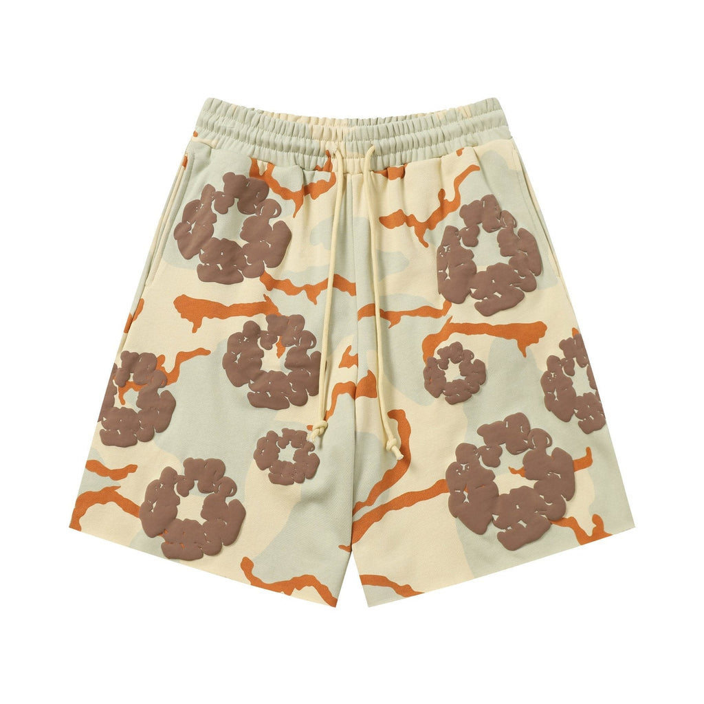 DENIM TEARS Cotton Flower Camo Short-Sleeve Set ¡ª front