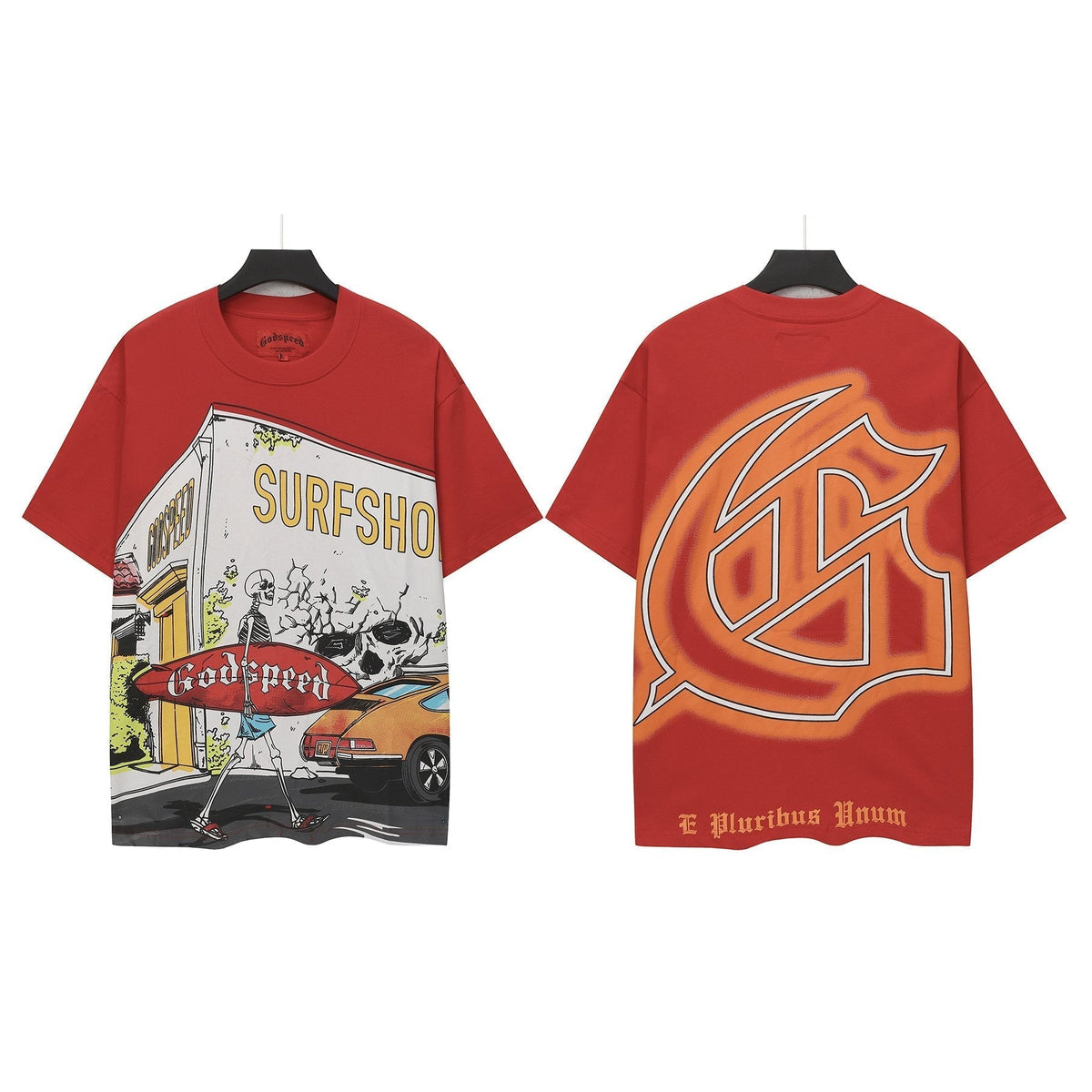 Godspeed Surfshop Street Scene Graphic T-Shirt ¡ª hero
