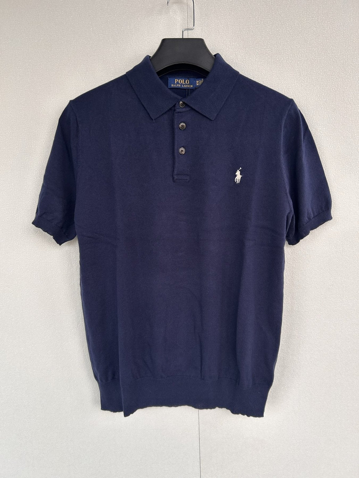 Test2-Ralph Lauren Short-Sleeve Knit Polo Shirt ¡ª front