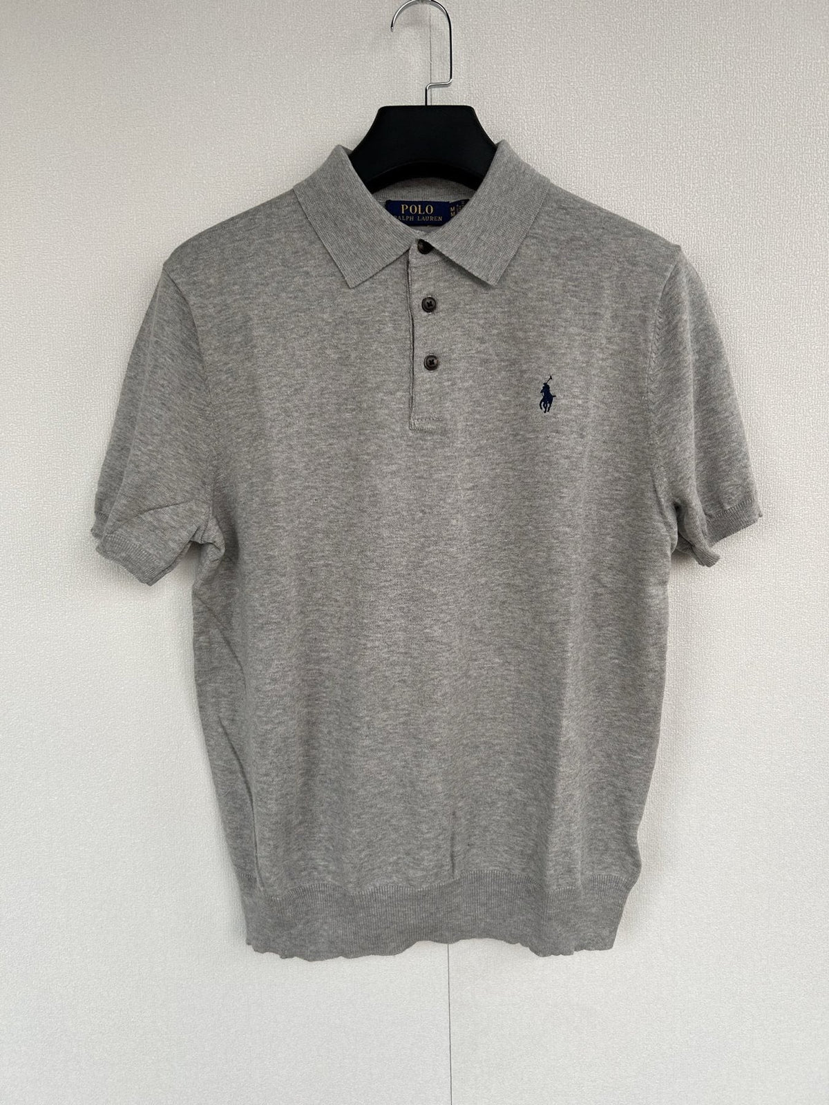 Test2-Ralph Lauren Short-Sleeve Knit Polo Shirt ¡ª front