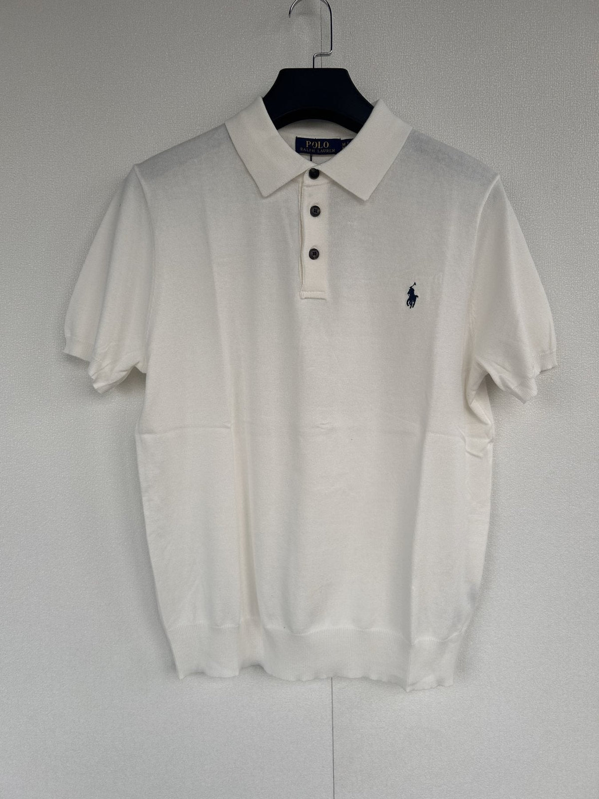 Test2-Ralph Lauren Short-Sleeve Knit Polo Shirt ¡ª front