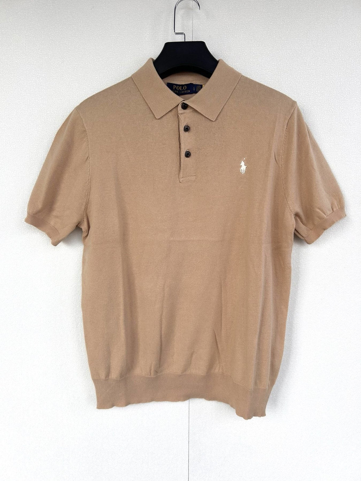 Test2-Ralph Lauren Short-Sleeve Knit Polo Shirt ¡ª front