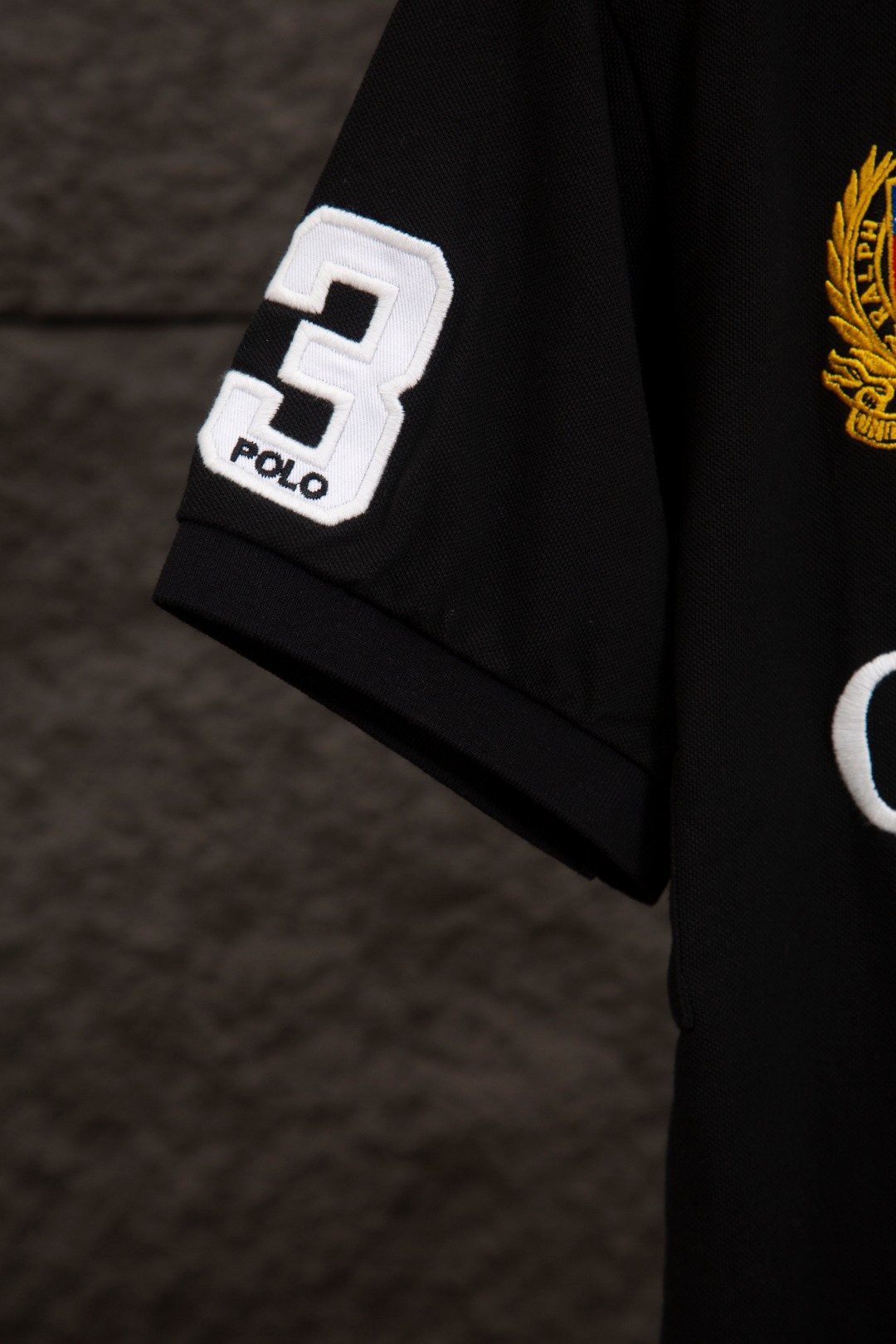Test2-Ralph Lauren Chicago Crest Piqu¨¦ Polo Shirt ¡ª detail