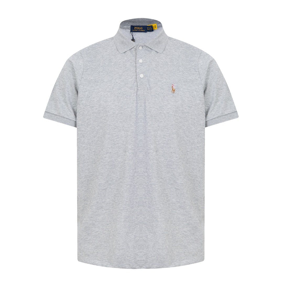 Test2-Ralph Lauren Three-Button Short-Sleeve Polo Shirt ¡ª front