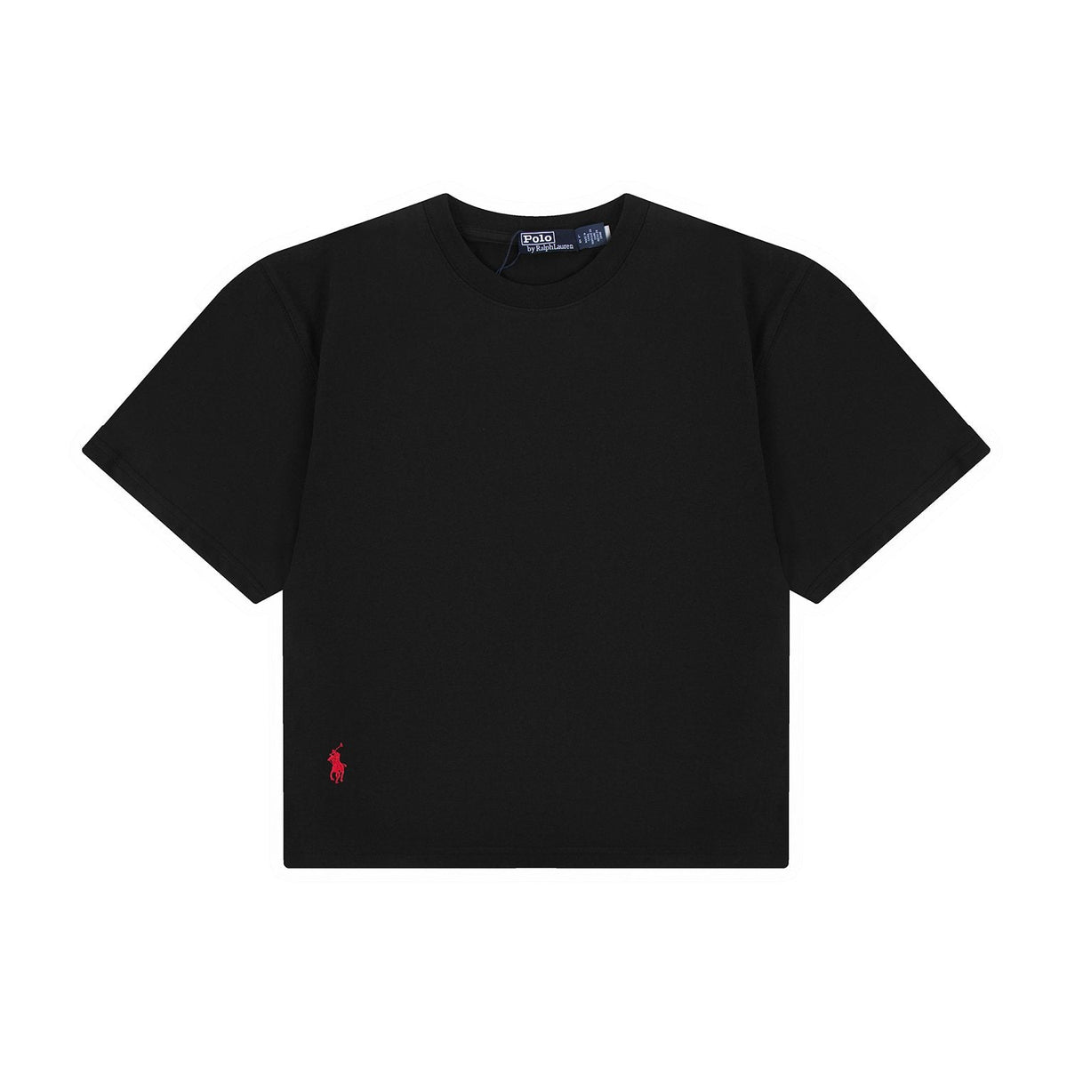 Test2-Ralph Lauren Women's Oversized Drop-Shoulder Pony Embroidered T-Shirt ¡ª front