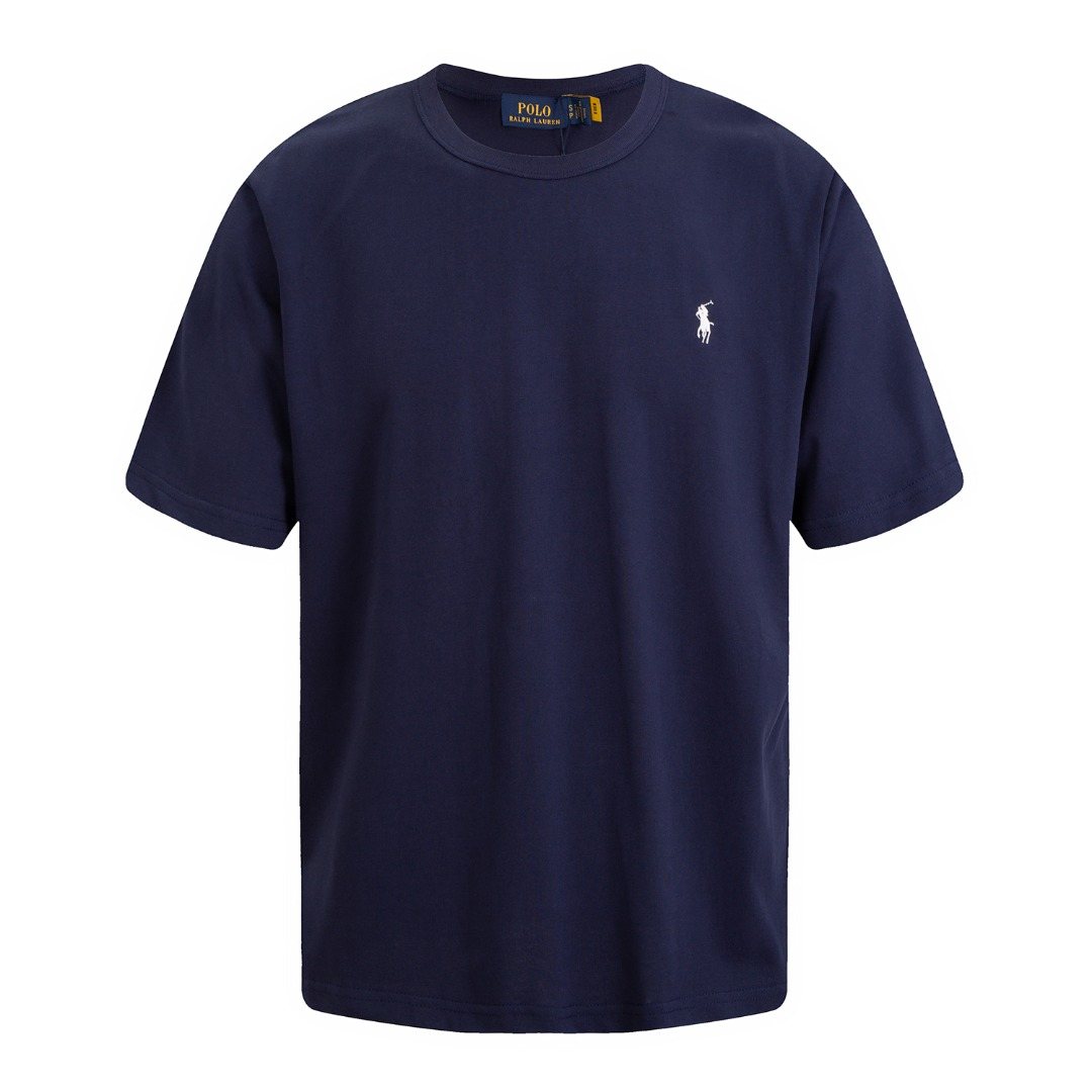 Test2-Ralph Lauren Embroidered Letter Relaxed Crewneck T-Shirt ¡ª front