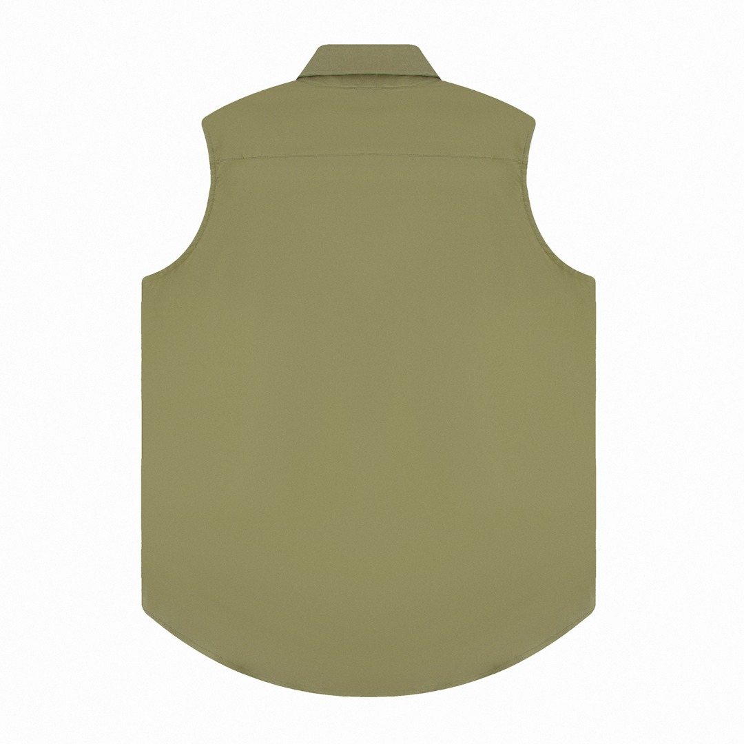 Test2-Ralph Lauren Sleeveless Oxford Button-Front Shirt ¡ª back