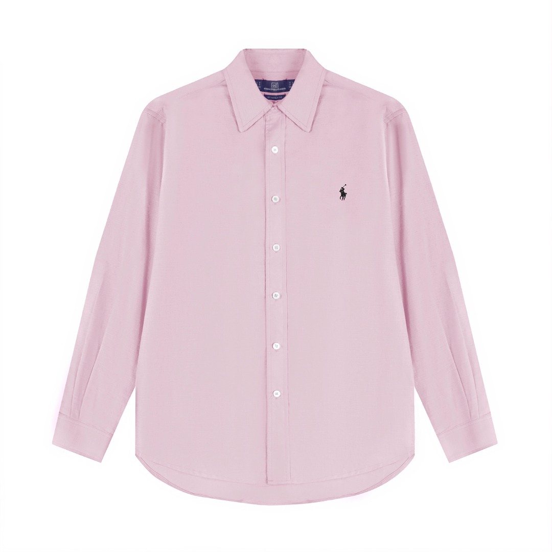 Test2-Ralph Lauren Embroidered Cotton-Blend Slub Linen Long-Sleeve Shirt ¡ª front