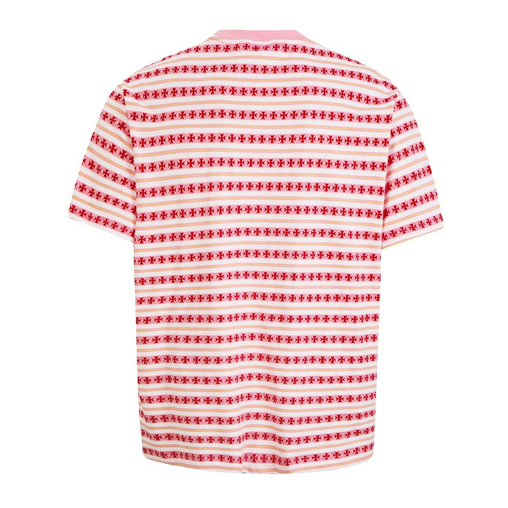 Test2-Chrome Hearts Striped Jacquard Knit T-Shirt ¡ª back