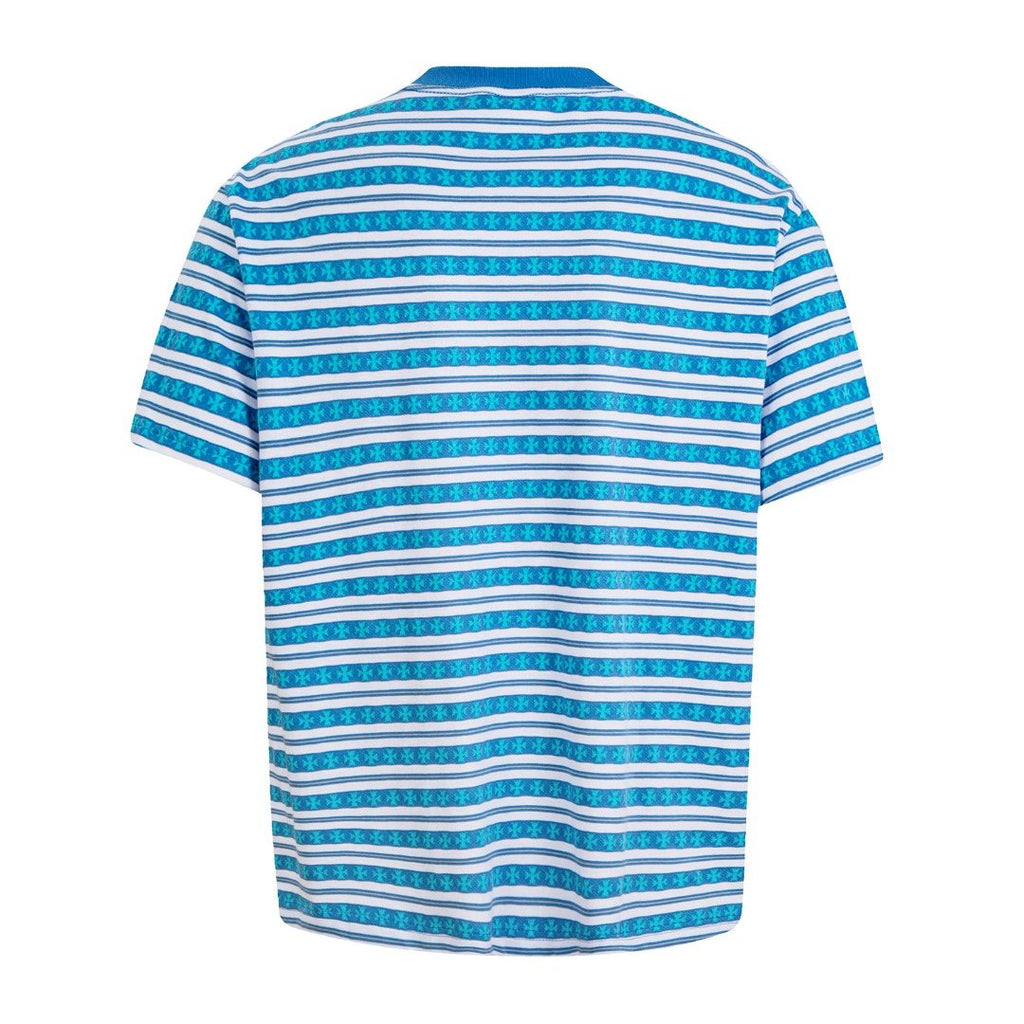 Test2-Chrome Hearts Striped Jacquard Knit T-Shirt ¡ª back
