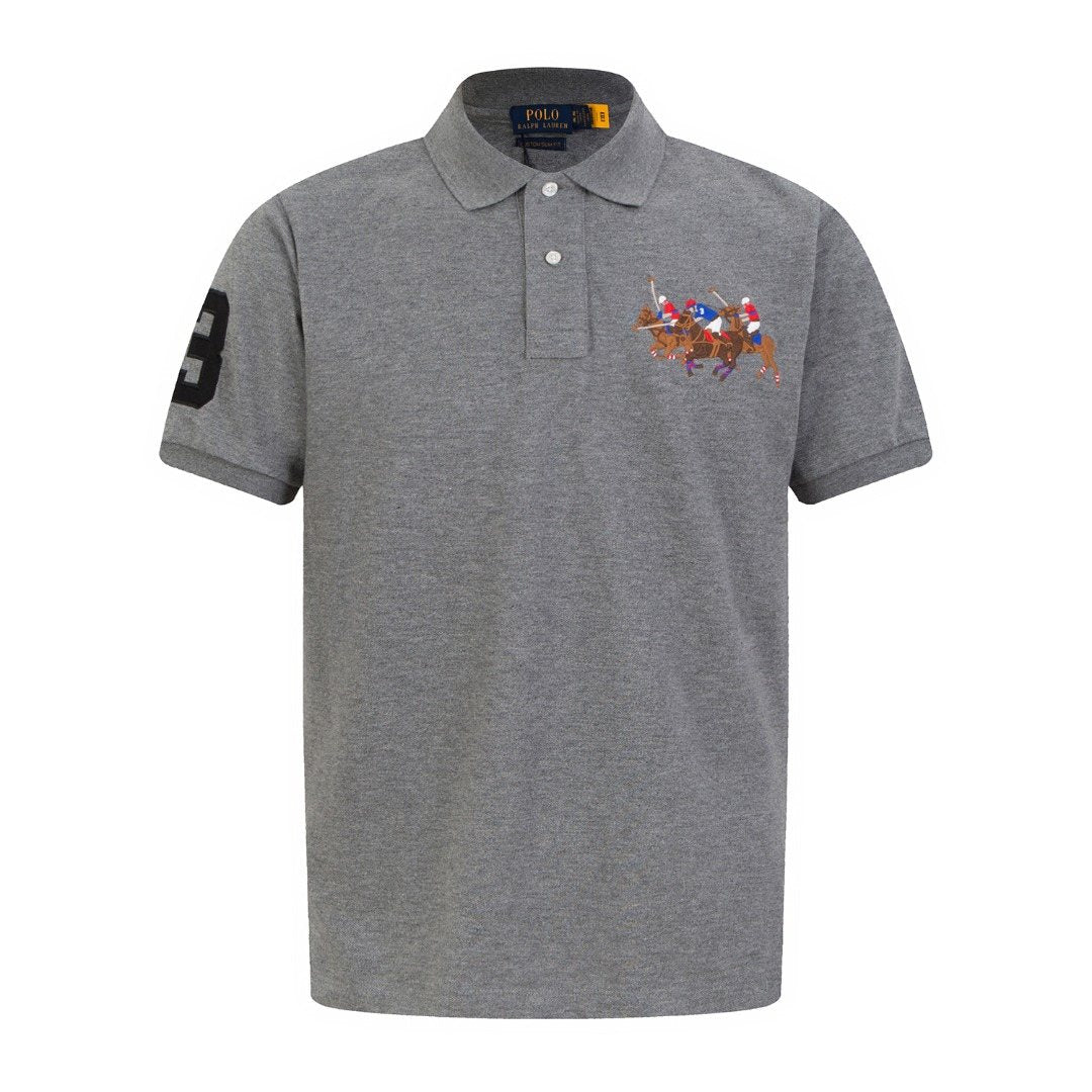 Test2-Ralph Lauren Embroidered Horse Short-Sleeve Polo Shirt ¡ª front