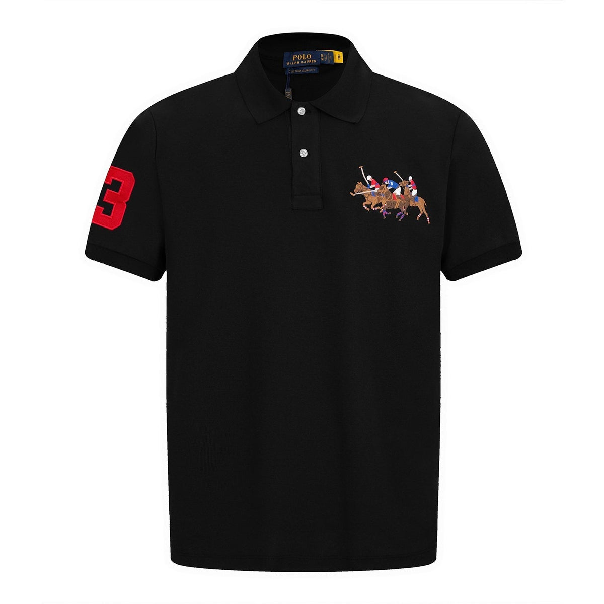 Test2-Ralph Lauren Embroidered Horse Short-Sleeve Polo Shirt ¡ª front