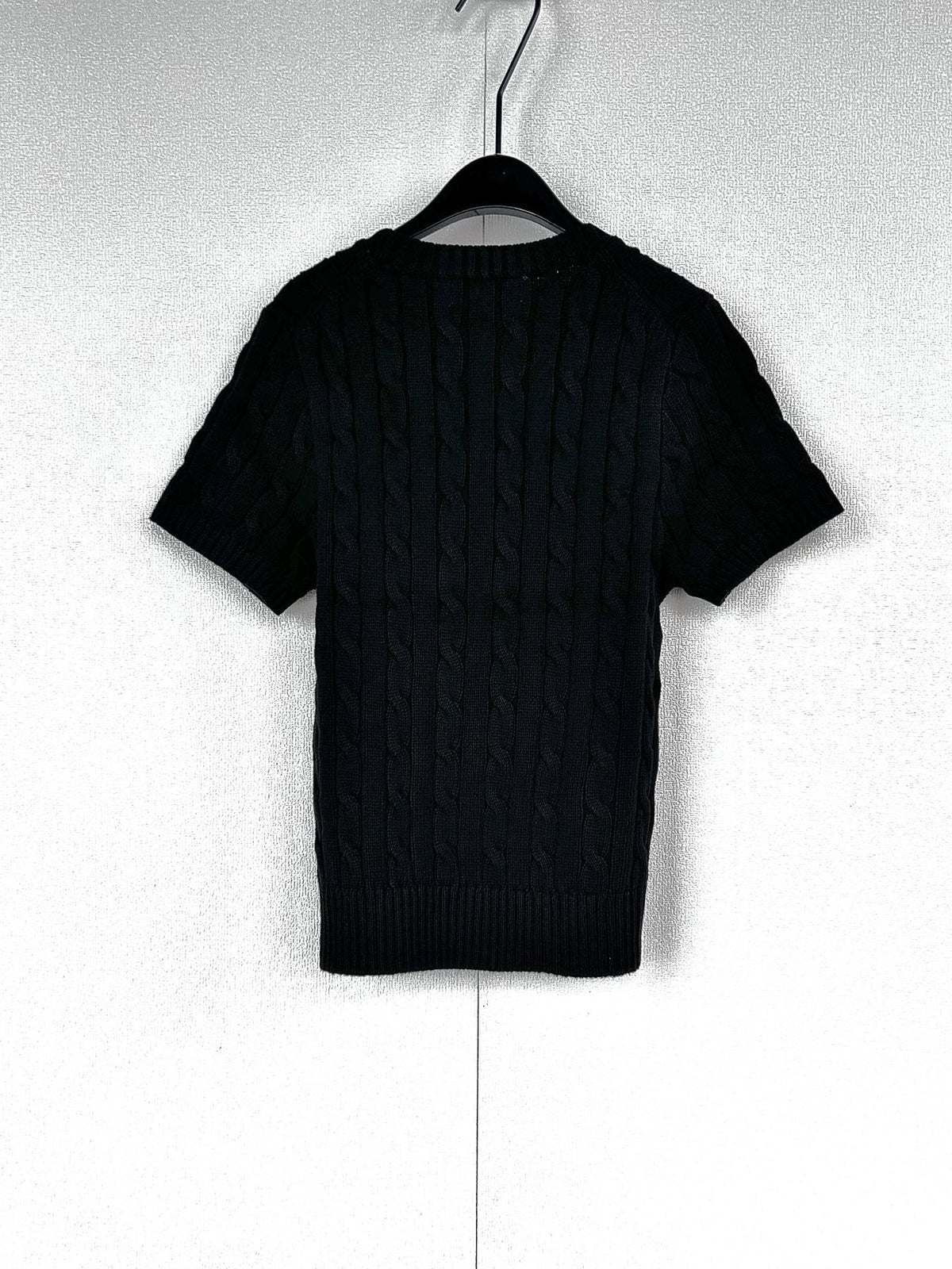 Test2-Ralph Lauren Women's Short-Sleeve Cable-Knit Sweater ¡ª back