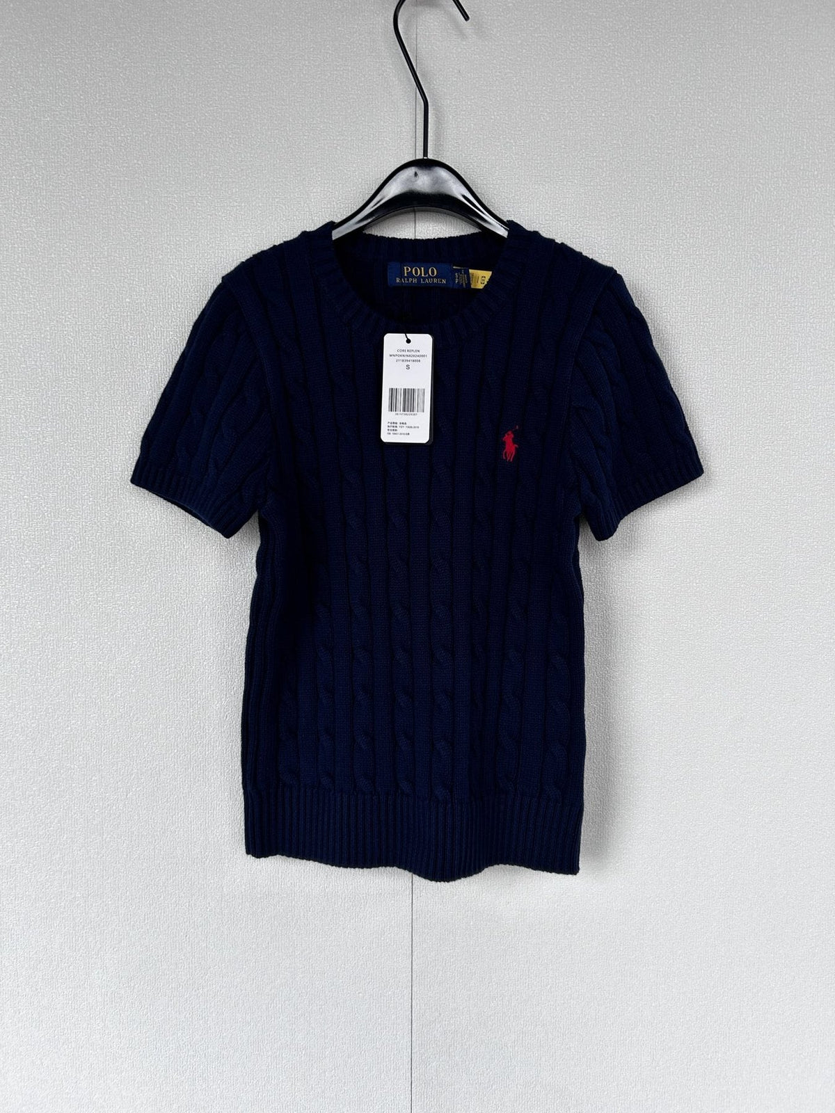 Test2-Ralph Lauren Women's Short-Sleeve Cable-Knit Sweater ¡ª front