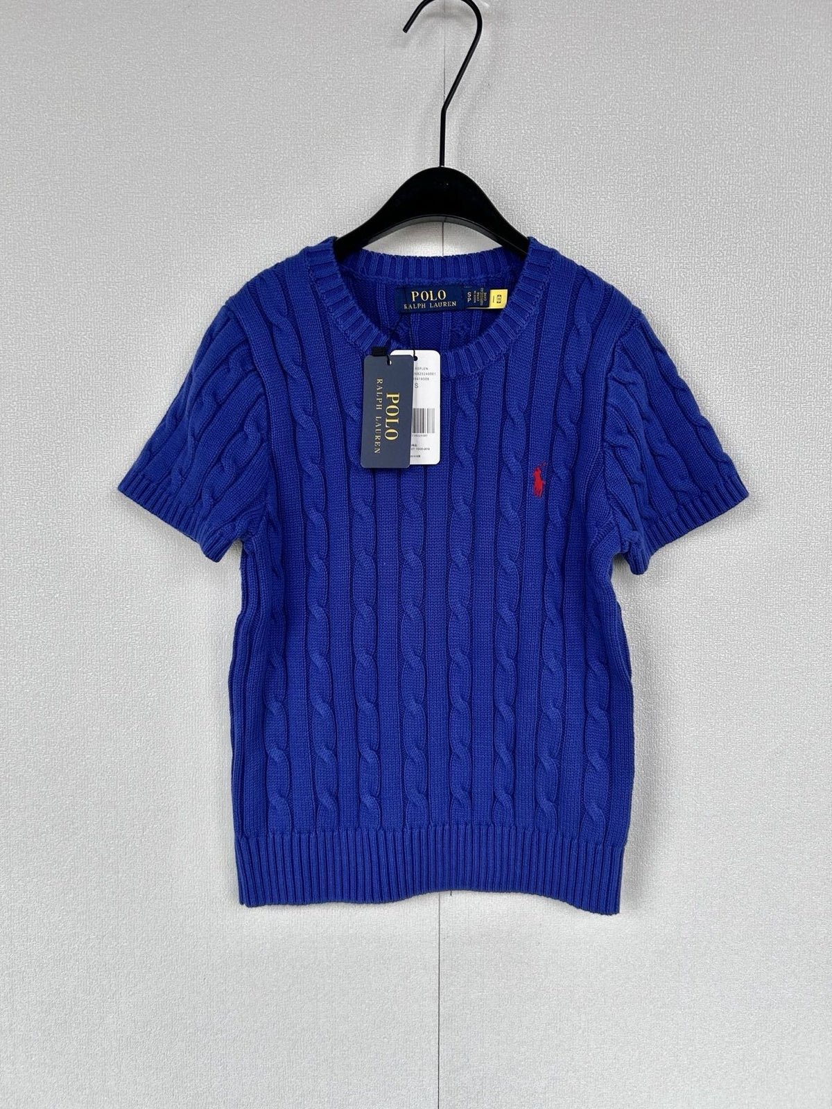 Test2-Ralph Lauren Women's Short-Sleeve Cable-Knit Sweater ¡ª front