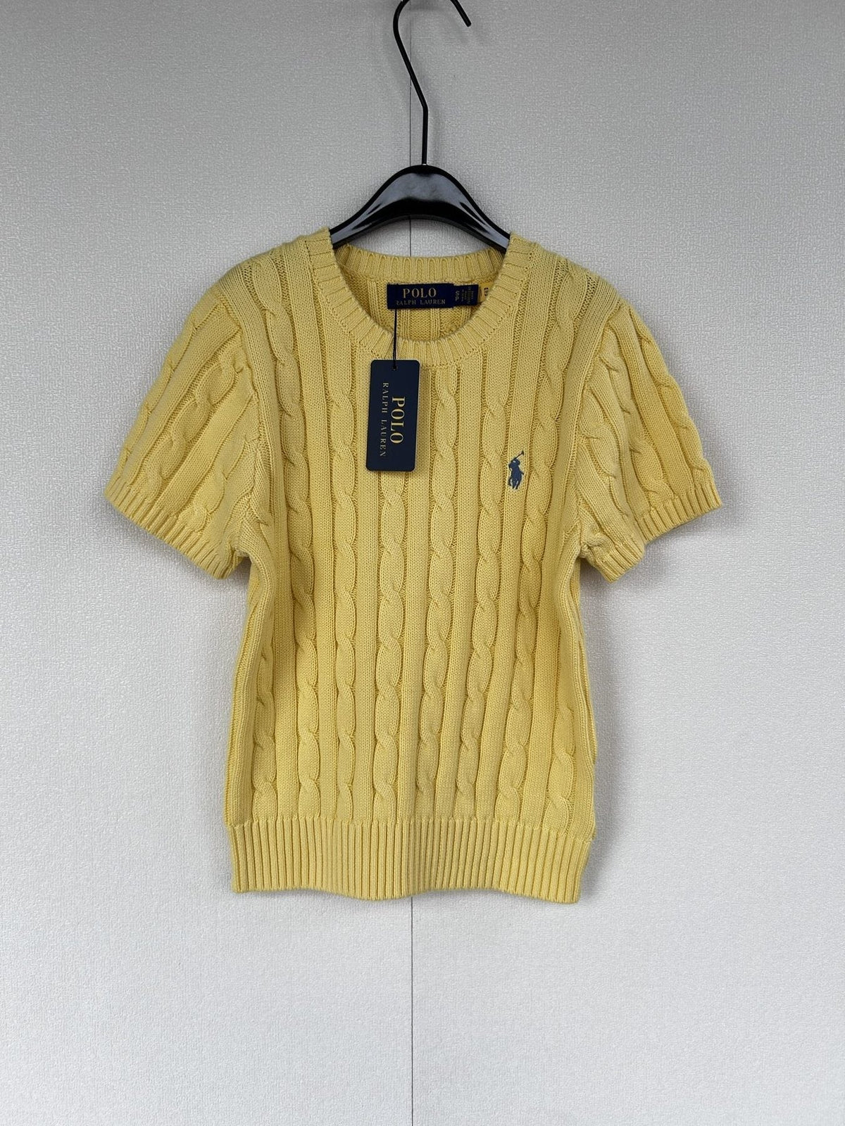Test2-Ralph Lauren Women's Short-Sleeve Cable-Knit Sweater ¡ª front