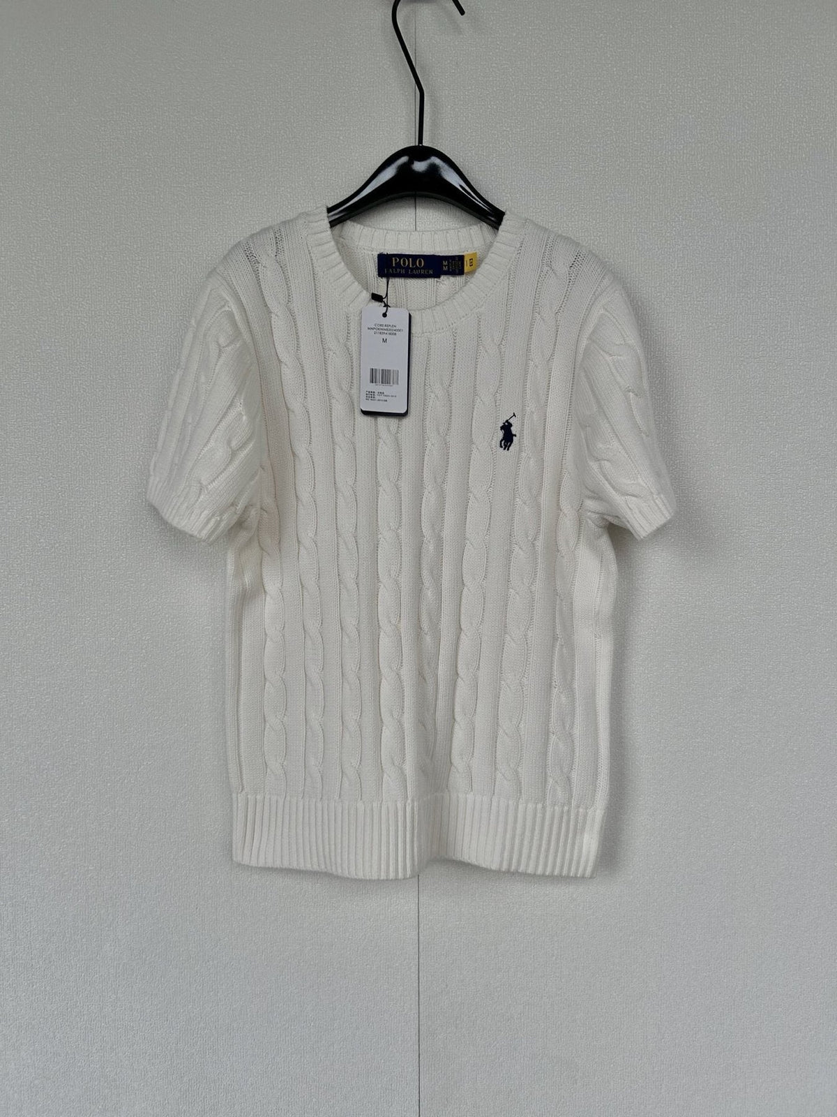 Test2-Ralph Lauren Women's Short-Sleeve Cable-Knit Sweater ¡ª front