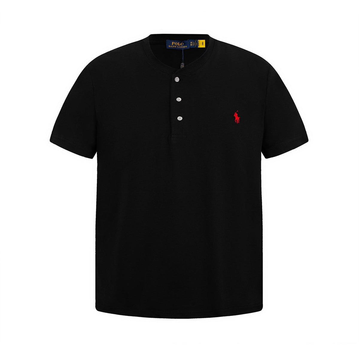 Test2-Ralph Lauren Embroidered Three-Button Henley Shirt ¡ª front