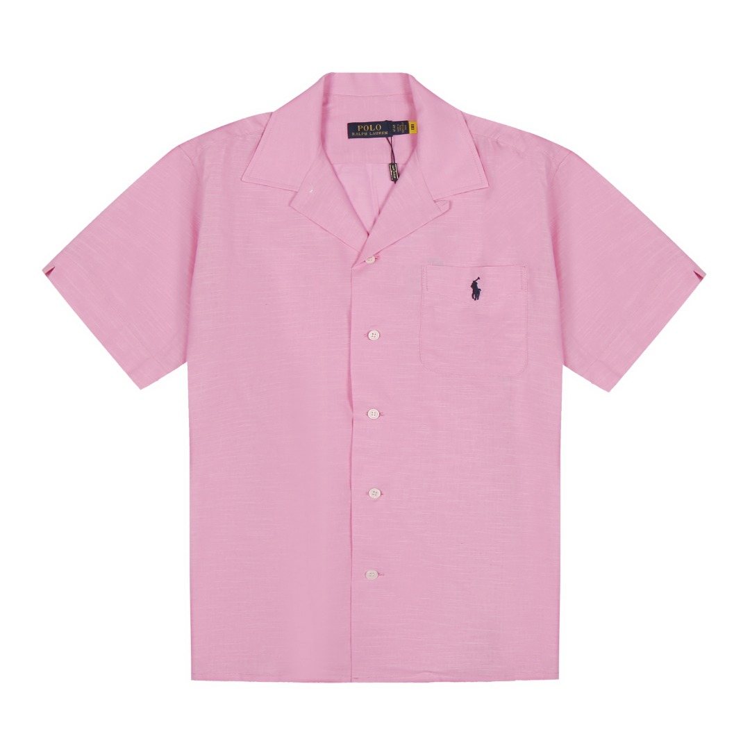 Test2-Ralph Lauren Camp Collar Pocket Shirt ¡ª front