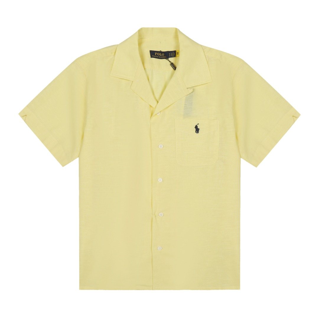 Test2-Ralph Lauren Camp Collar Pocket Shirt ¡ª front