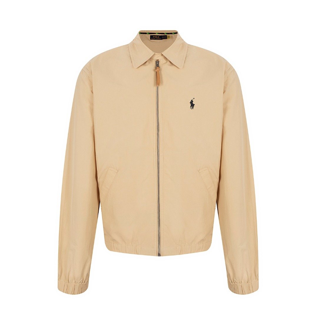 Test2-Ralph Lauren Cotton Zip-Front Coach Jacket ¡ª front
