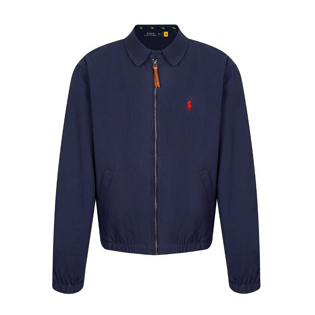 Test2-Ralph Lauren Cotton Zip-Front Coach Jacket ¡ª front
