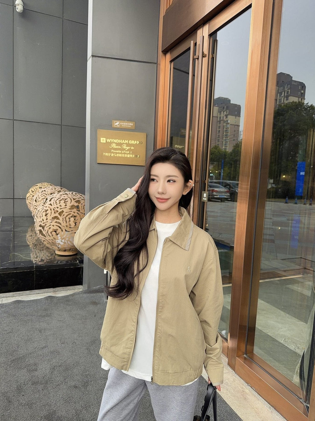 Test2-Ralph Lauren Embroidered Pony Zip Jacket ¡ª model