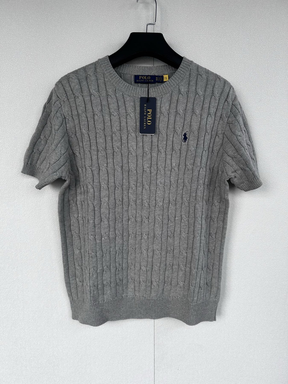 Test2-Ralph Lauren Short-Sleeve Cable-Knit Sweater ¡ª front
