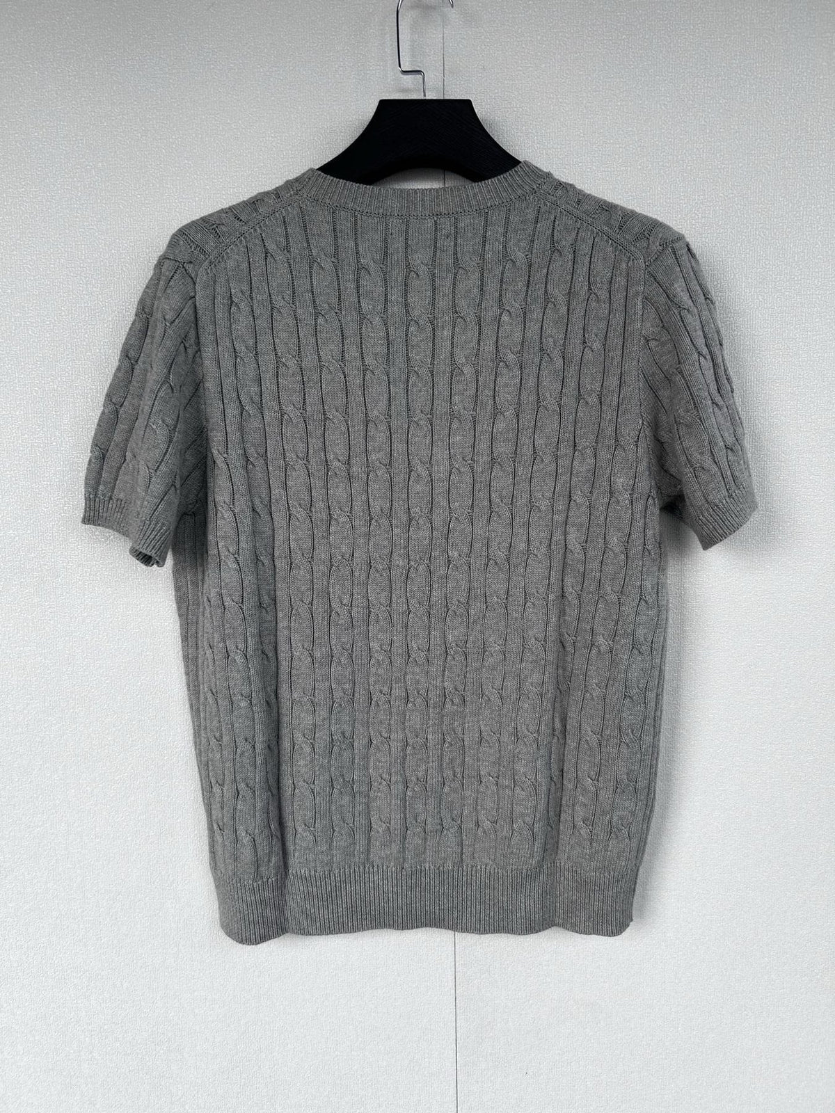 Test2-Ralph Lauren Short-Sleeve Cable-Knit Sweater ¡ª back