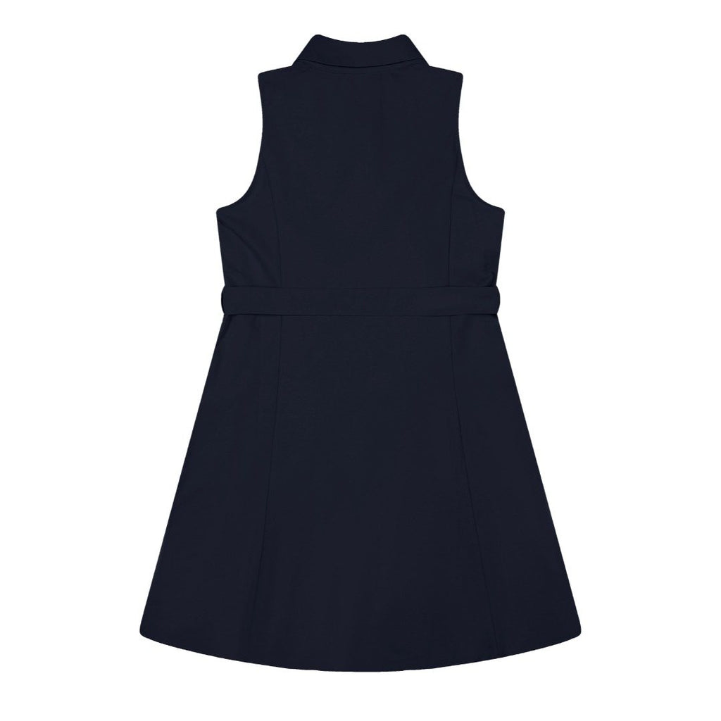 Test2-Ralph Lauren Belted Sleeveless Shirt Dress ¡ª back